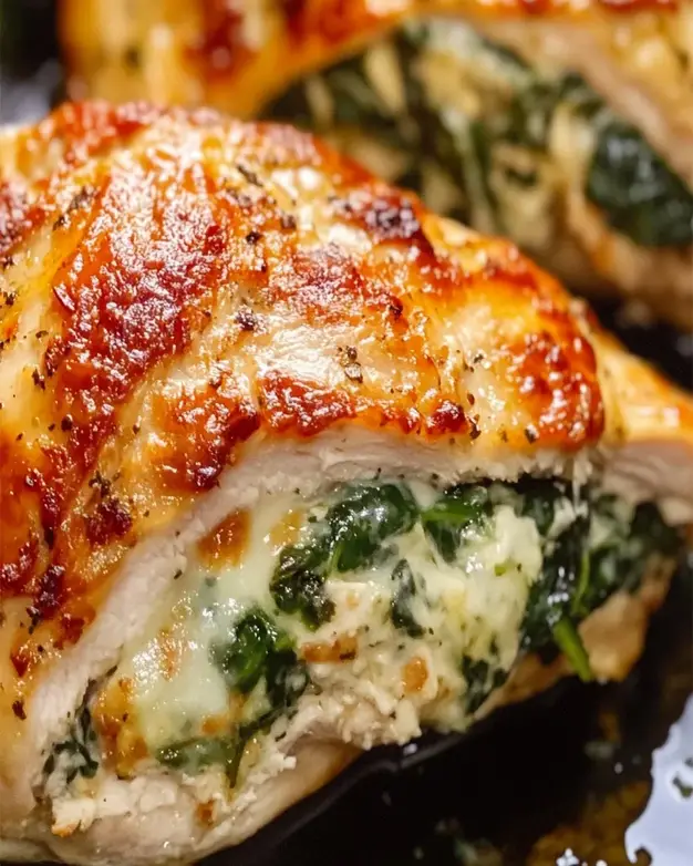 Spinach Stuffed Chicken Breast Recipe | Easy & Healthy