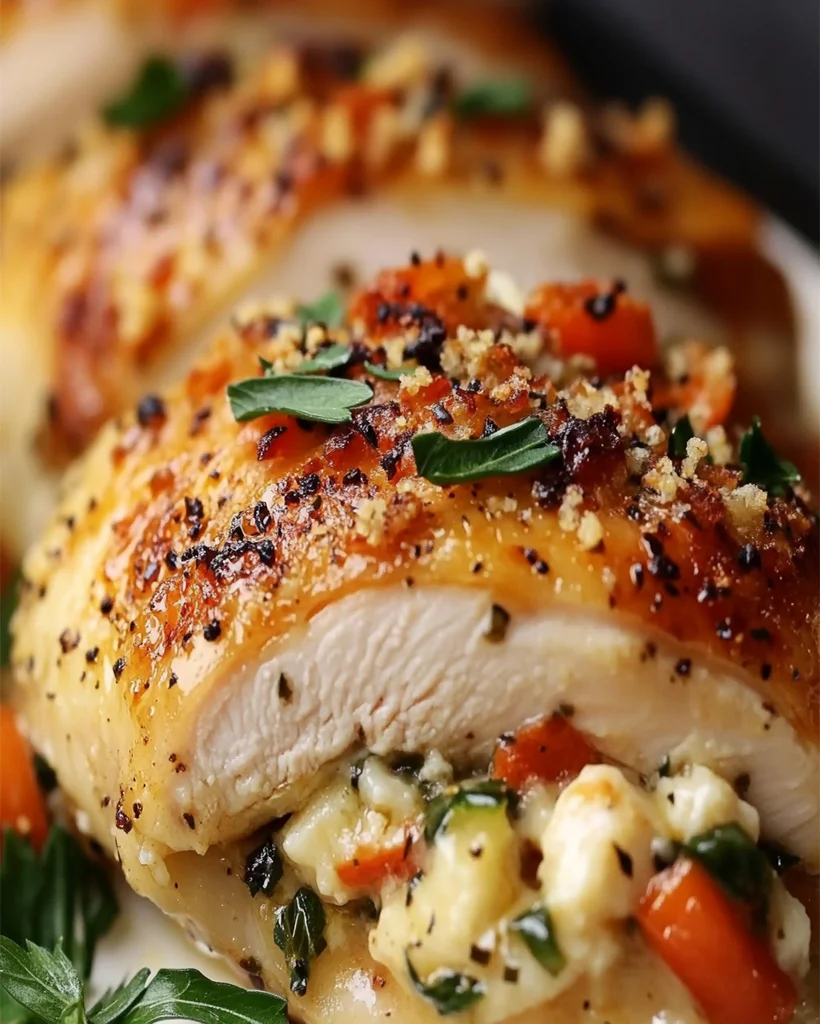 Stuffed Chicken Recipe - Easy, Healthy & Flavorful Dish