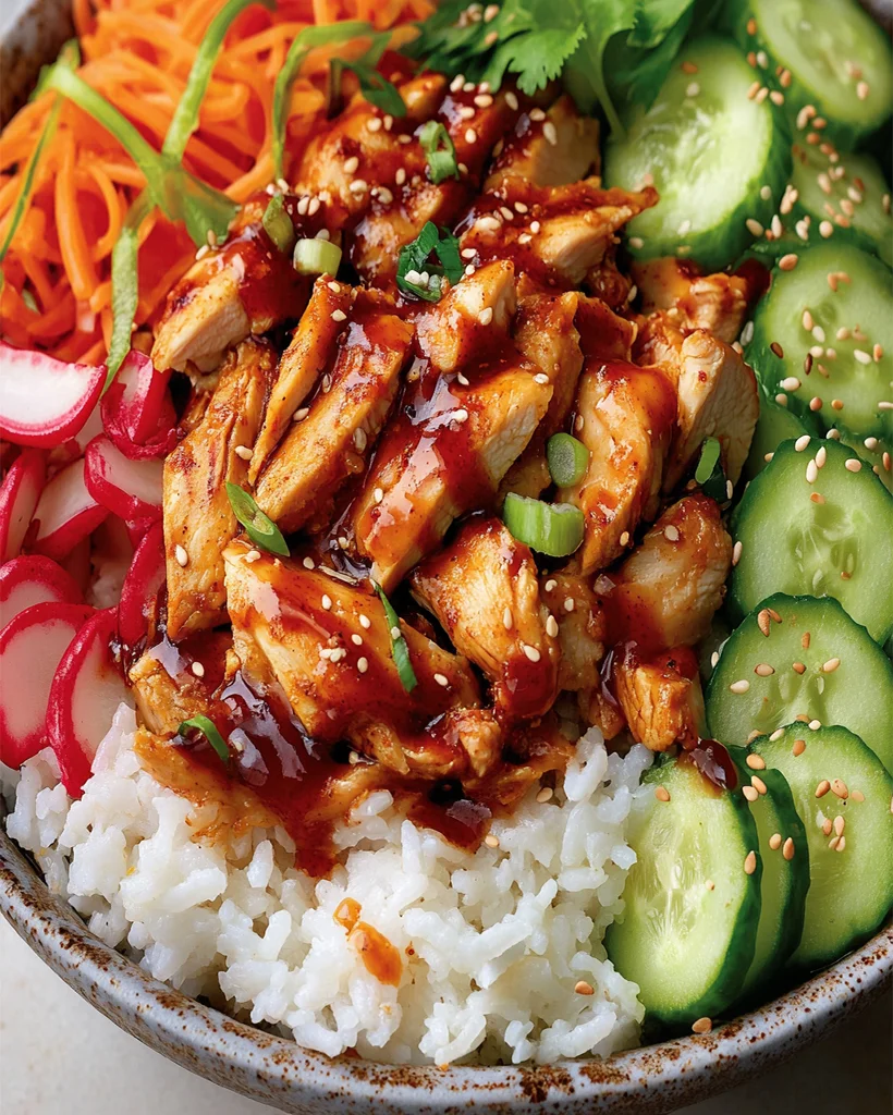 Sweet and Spicy Chicken Bowl Recipe – Flavorful & Easy Meal