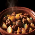 Tajine with Meatballs & Potatoes - Hearty Family Recipe