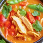 Thai Coconut Curry Chicken Soup - Easy & Creamy Recipe