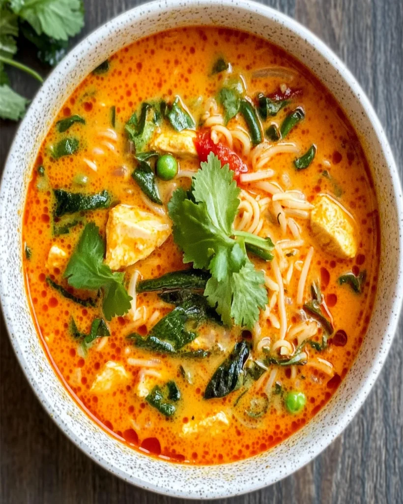 Thai Red Curry Soup Recipe – Easy, Flavorful, and Spicy