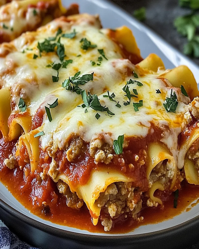 Three-Cheese Sausage Lasagna Roll-Ups Recipe | Easy & Tasty