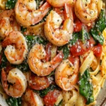 Tomato Spinach Shrimp Pasta Recipe – Easy, Healthy Dinner