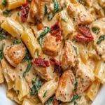 Tuscan Chicken Pasta Recipe – Creamy, Flavorful & Easy