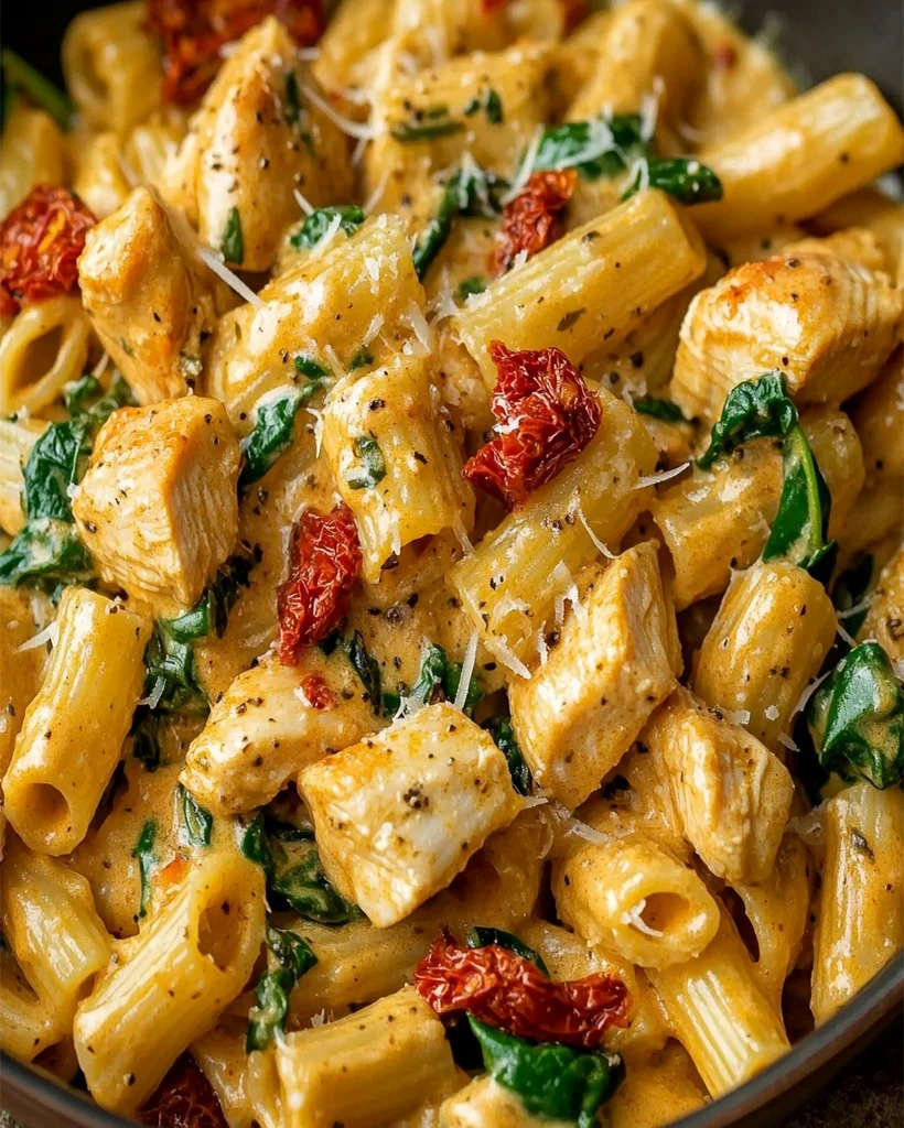 Tuscan Chicken Pasta Recipe | Creamy & Flavorful Dinner