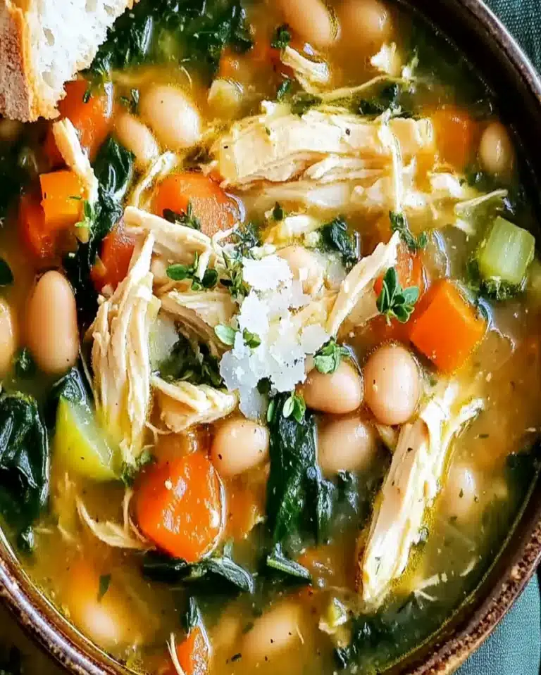 Tuscan Style Chicken Soup Recipe - Hearty & Delicious