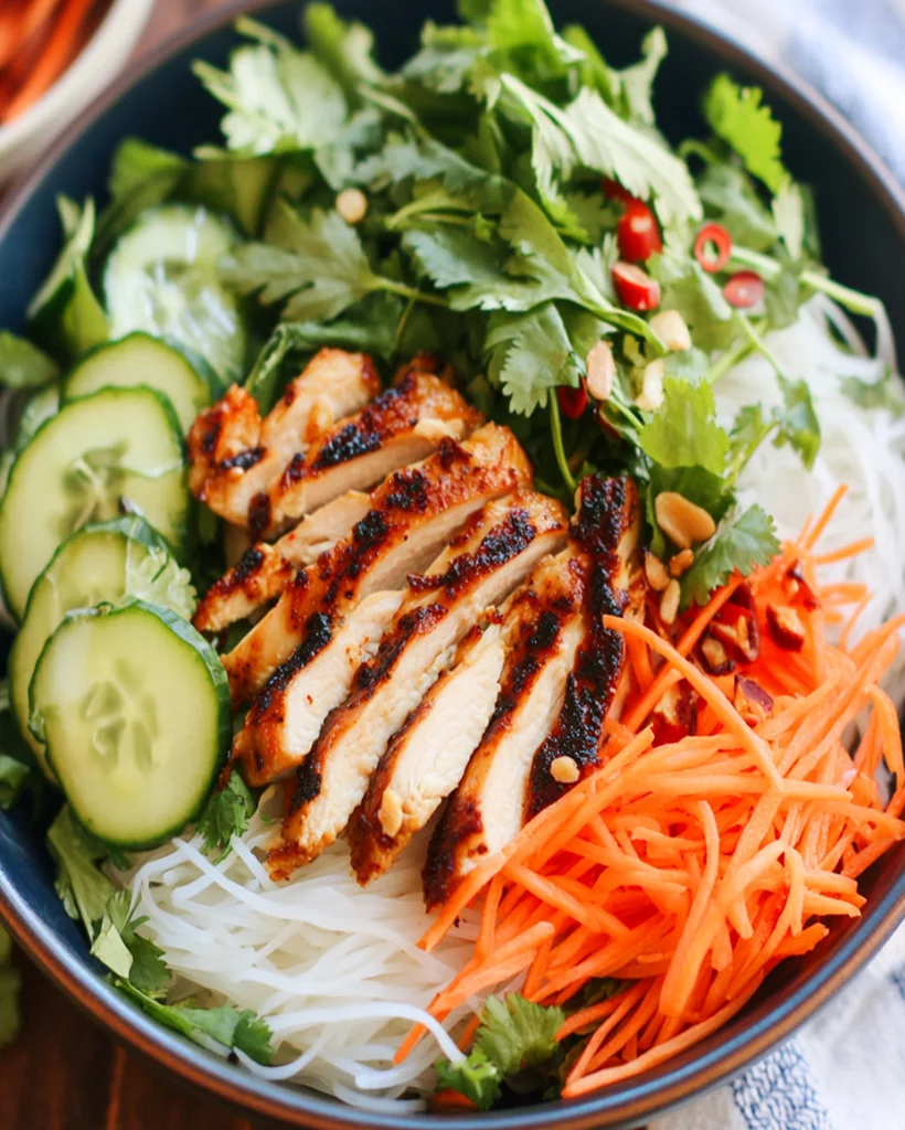 Vietnamese Rice Noodle Salad with Chicken - Fresh & Easy