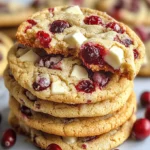 Cranberry White Chocolate Cookies - Irresistible Bliss