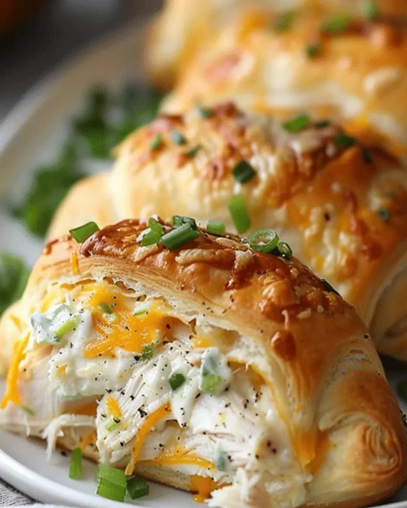 Cheesy Chicken Crescent Roll-Ups | Quick & Easy Dinner