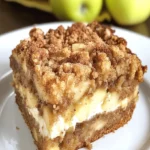 Apple Coffee Cake With Cream Cheese Filling