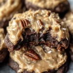 German Chocolate Ganache Cookies - Decadent Treats