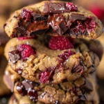 Raspberry Chocolate Chunk Cookies – Easy & Irresistible