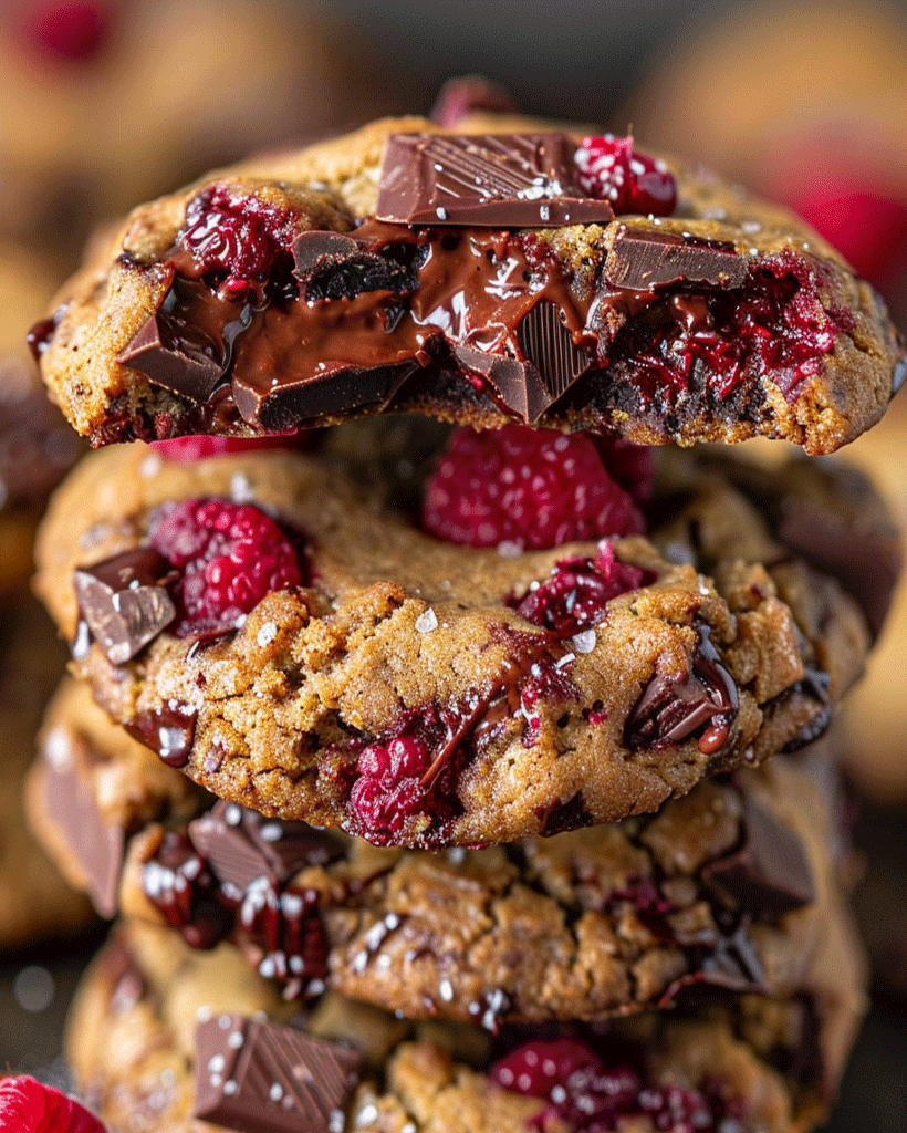 Raspberry Chocolate Chunk Cookies – Easy & Irresistible