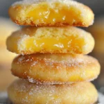 Lemon Sugar Cookies with Gooey Lemon Curd Filling