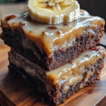 Decadent Banana Caramel Fudge Brownies | Easy Recipe