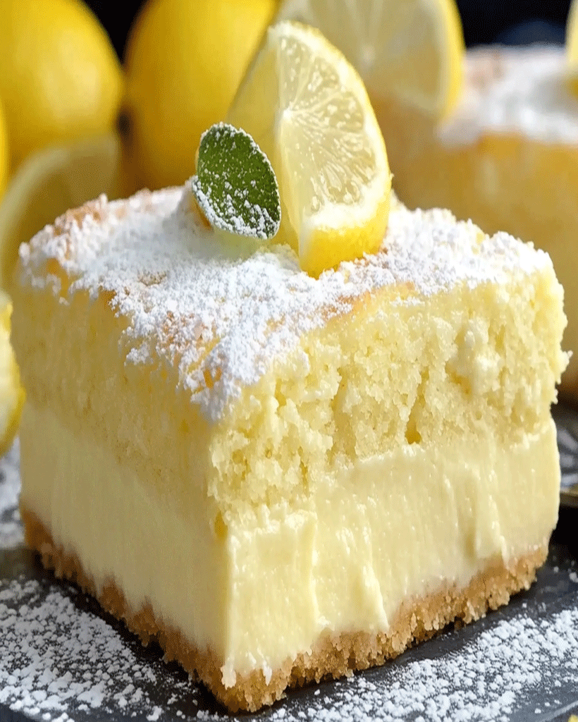 Lemon Custard Cake Recipe: Zesty, Creamy, and Delicious