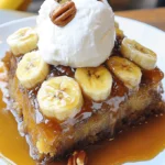 Banana Upside-Down Cake – Easy & Delicious Caramel Treat