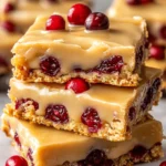 Cranberry Butterscotch Bars - Sweet & Tart Dessert Bars