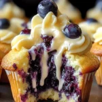 White Chocolate Blueberry Cheesecake Cupcakes Recipe