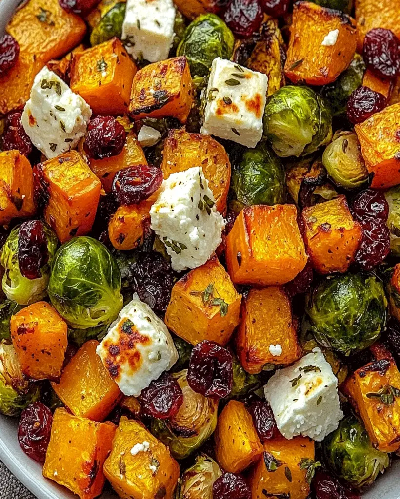 Cranberry-Glazed Roasted Butternut Squash Salad Recipe