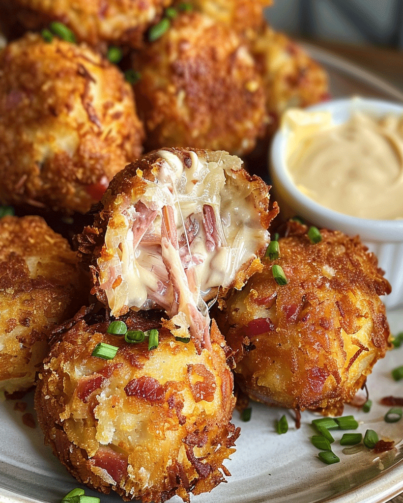 Reuben Fritters - Crispy, Cheesy Bite Snacks