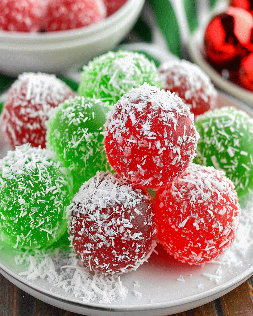 Christmas Jello Balls – Festive, Chewy, Colorful Treats