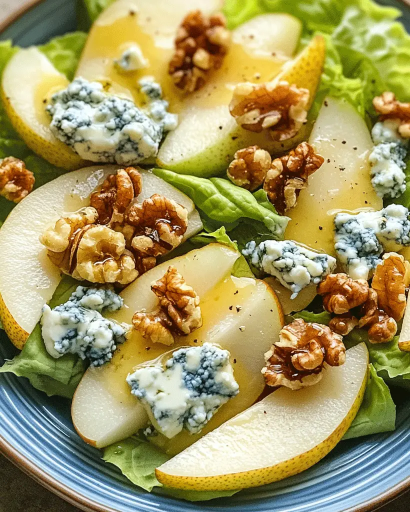 Barefoot Contessa Pear and Blue Cheese Salad Recipe