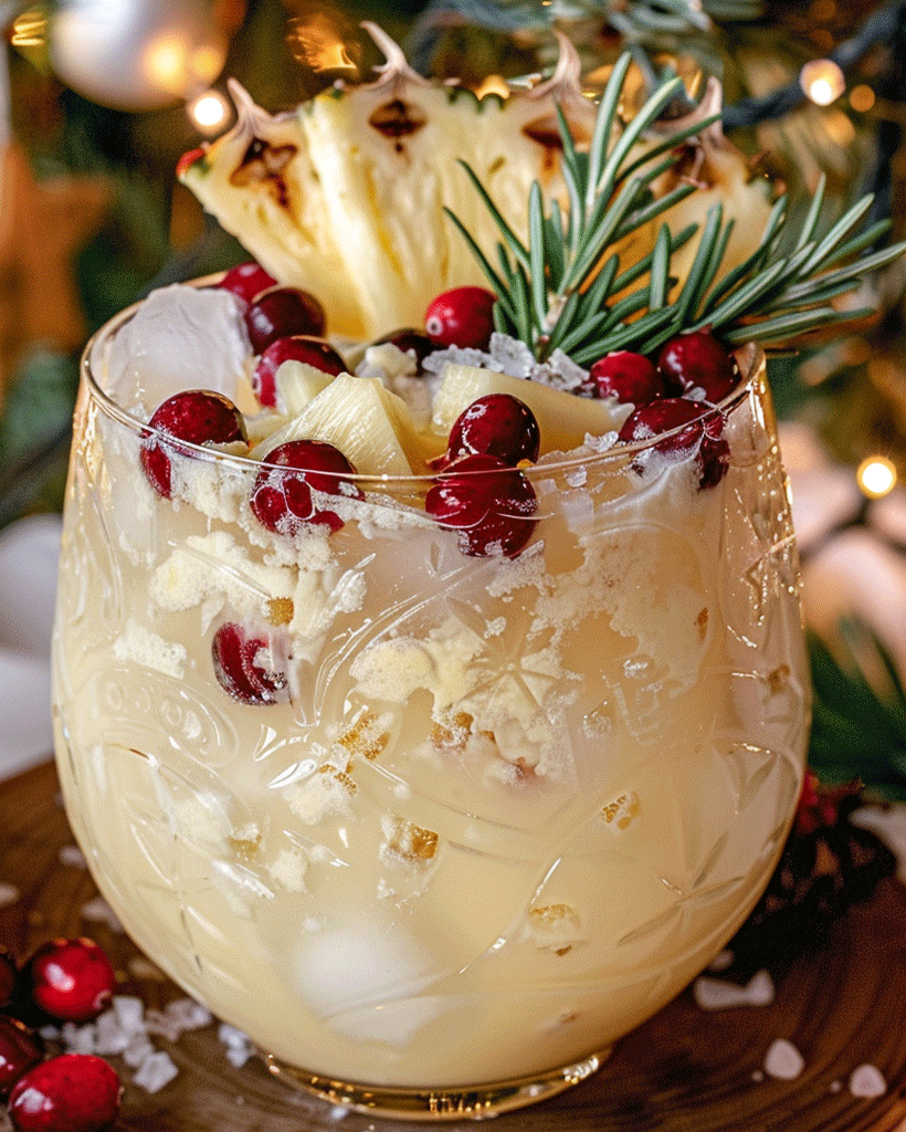 White Christmas Punch Recipe - Festive Holiday Drink