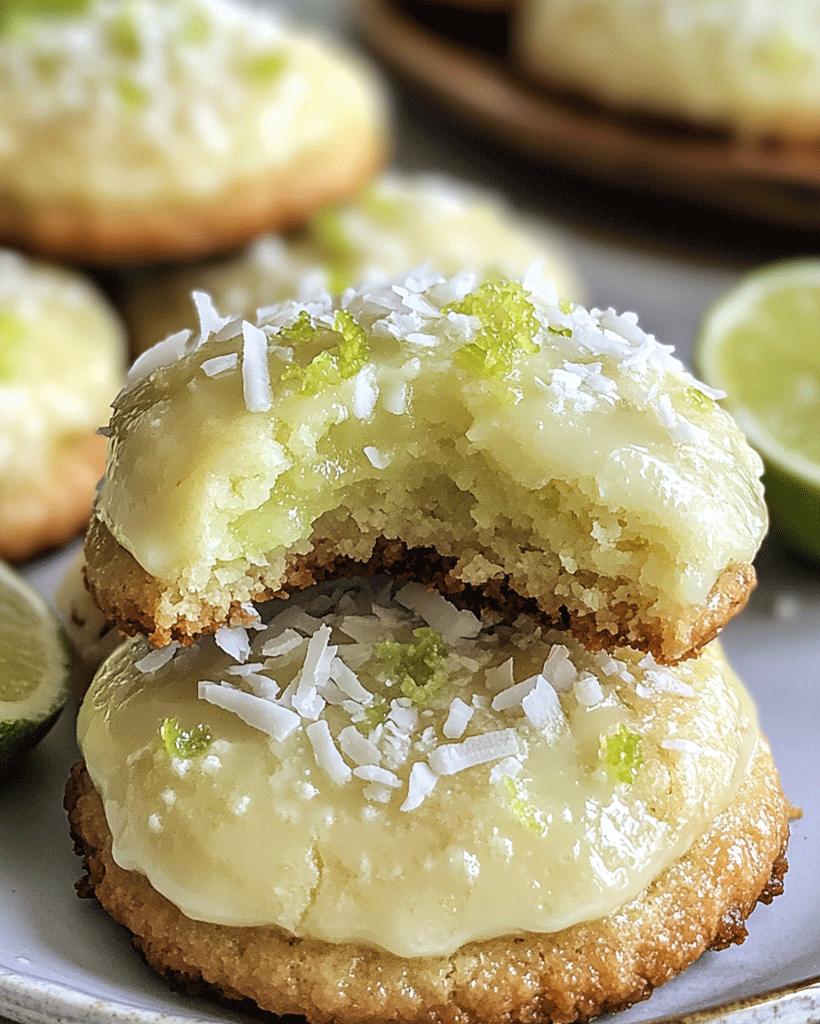 Key Lime Dream Cookies - Tangy & Buttery Shortbread Treat