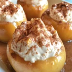 Warm Cinnamon-Stuffed Apples with Cream Cheese Filling