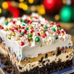 No Bake Christmas Cookie Lasagna – Festive Holiday Dessert