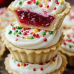 Strawberry Jam Cheesecake Cookie Cups – Sweet Delight