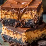 Decadent Dulce de Leche Chocolate Cheesecake Bars Recipe