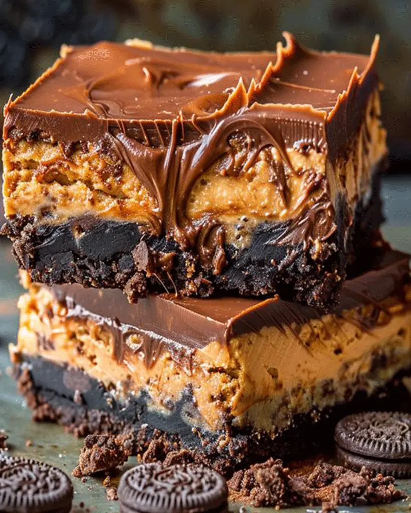 Decadent Dulce de Leche Chocolate Cheesecake Bars Recipe