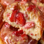 Strawberry Cheesecake Stuffed Donuts Recipe Delight