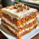 Honey Bun Carrot Cake with Cinnamon Cream Frosting