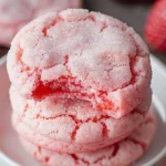 Strawberry Sugar Crinkle Cookies - Sweet & Fruity Treat