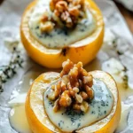 Roasted Apples with Blue Cheese & Honey Delight