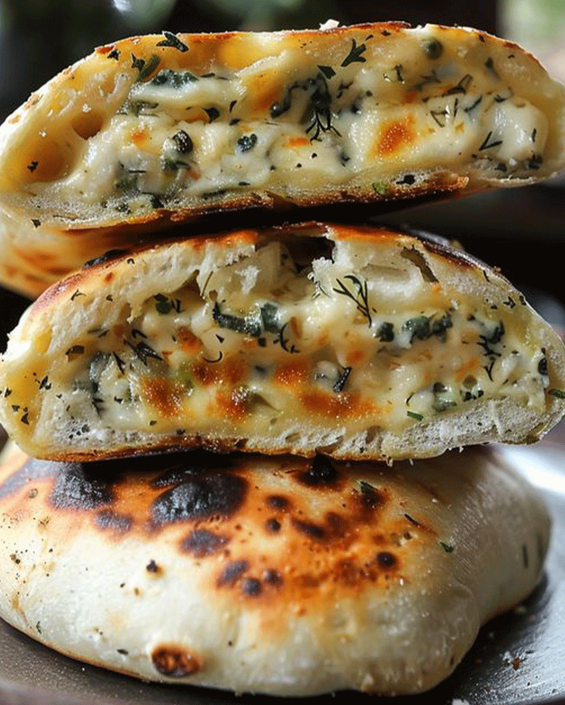 Cheesy Spinach Stuffed Bread – Fresh & Delicious Recipe