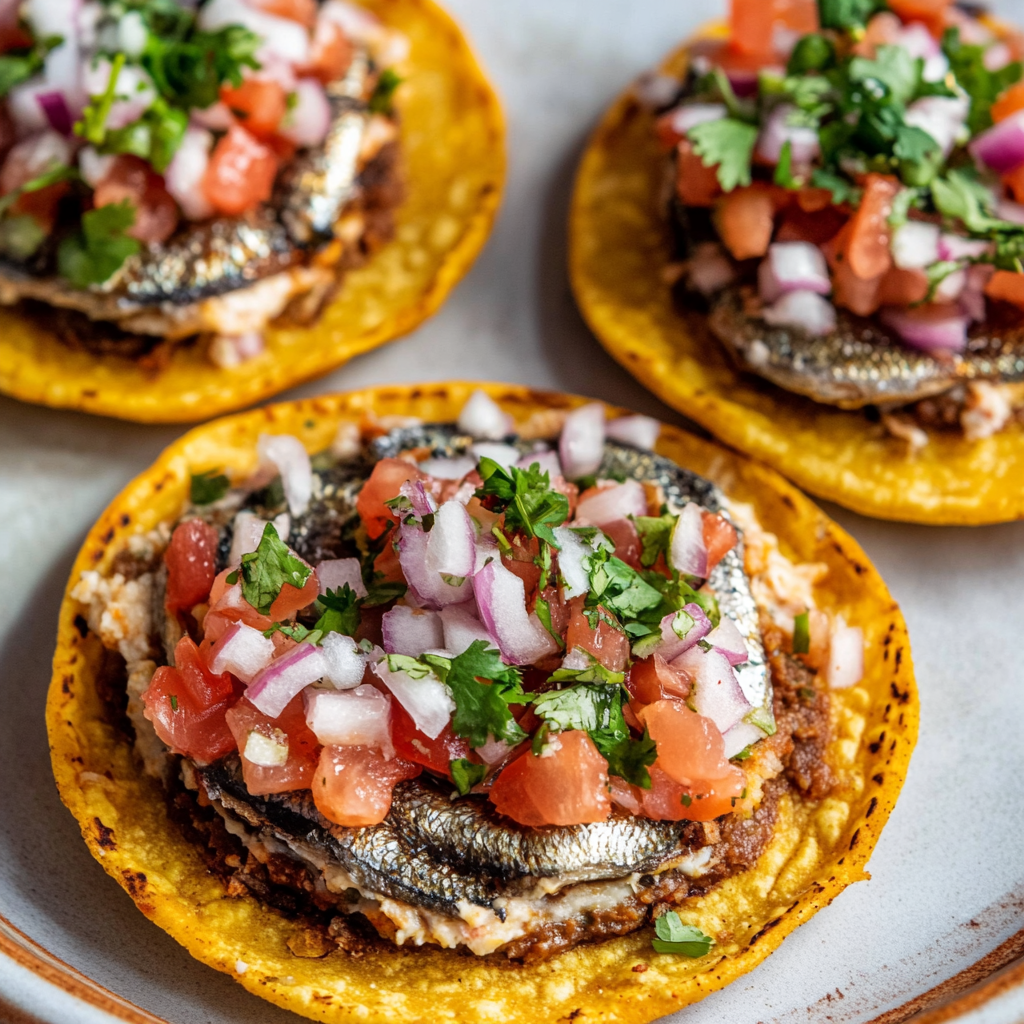 Spicy Tostadas with King Oscar Sardines | Easy Recipe