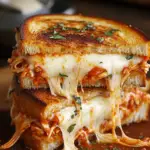 Lazy Chicken Parmesan Grilled Cheese - Easy Recipe Idea