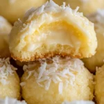 Coconut Cream Cheese Lemon Cookies - Zesty & Creamy Treat