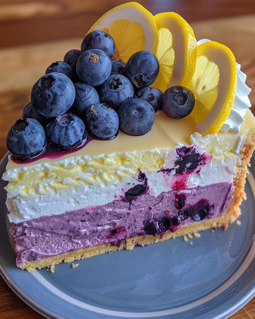 Lemon Blueberry Cheesecake - Creamy and Fruity Delight