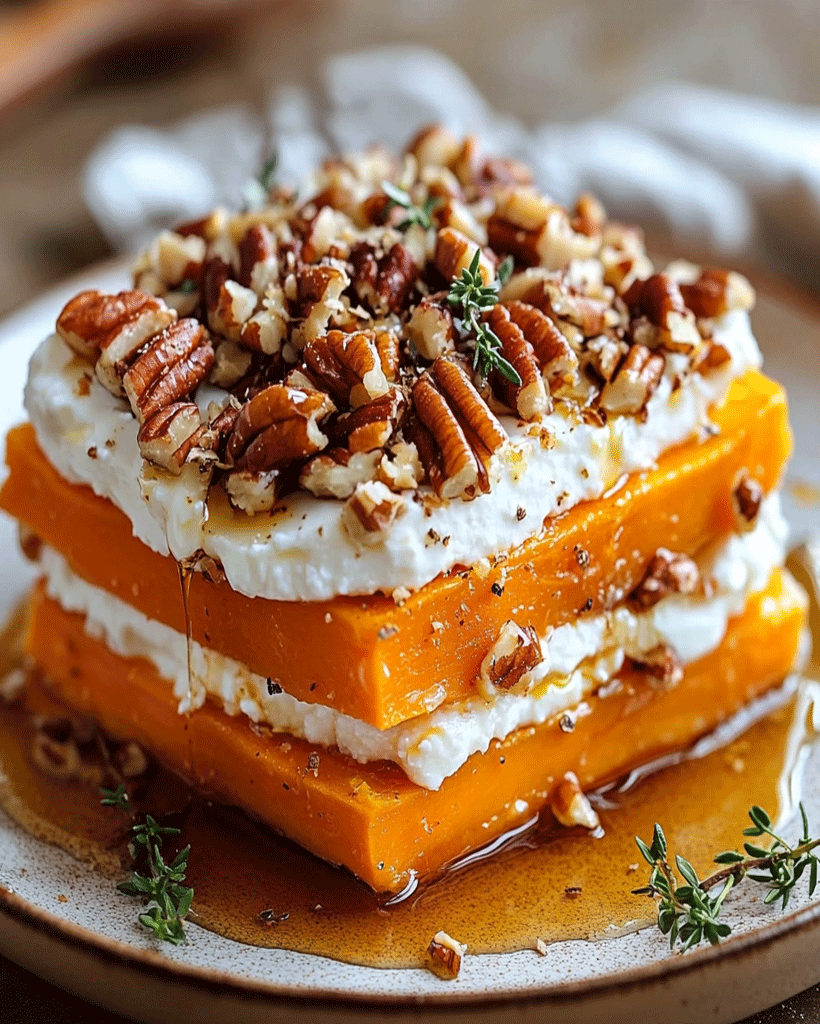 Honey-Pecan Sweet Potato Goat Cheese Delight Recipe