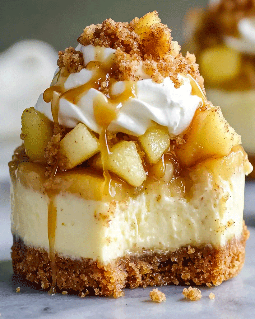 Mini Caramel Apple Cheesecake Bites - Irresistible Treats