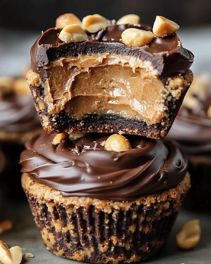 Peanut Butter Chocolate Cookie Cups – Decadent Treats