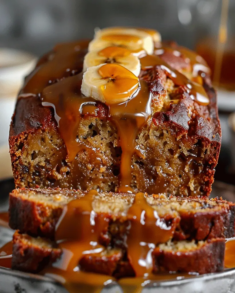 Salted Caramel Banana Bread Recipe | Easy & Delicious Bake