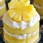 Mini Pineapple Layered Cakes – Tropical Delight Recipe