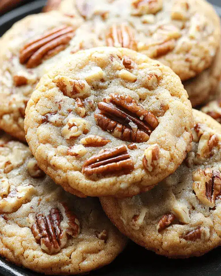 Butter Pecan Cookies – Irresistibly Crunchy and Buttery Treats